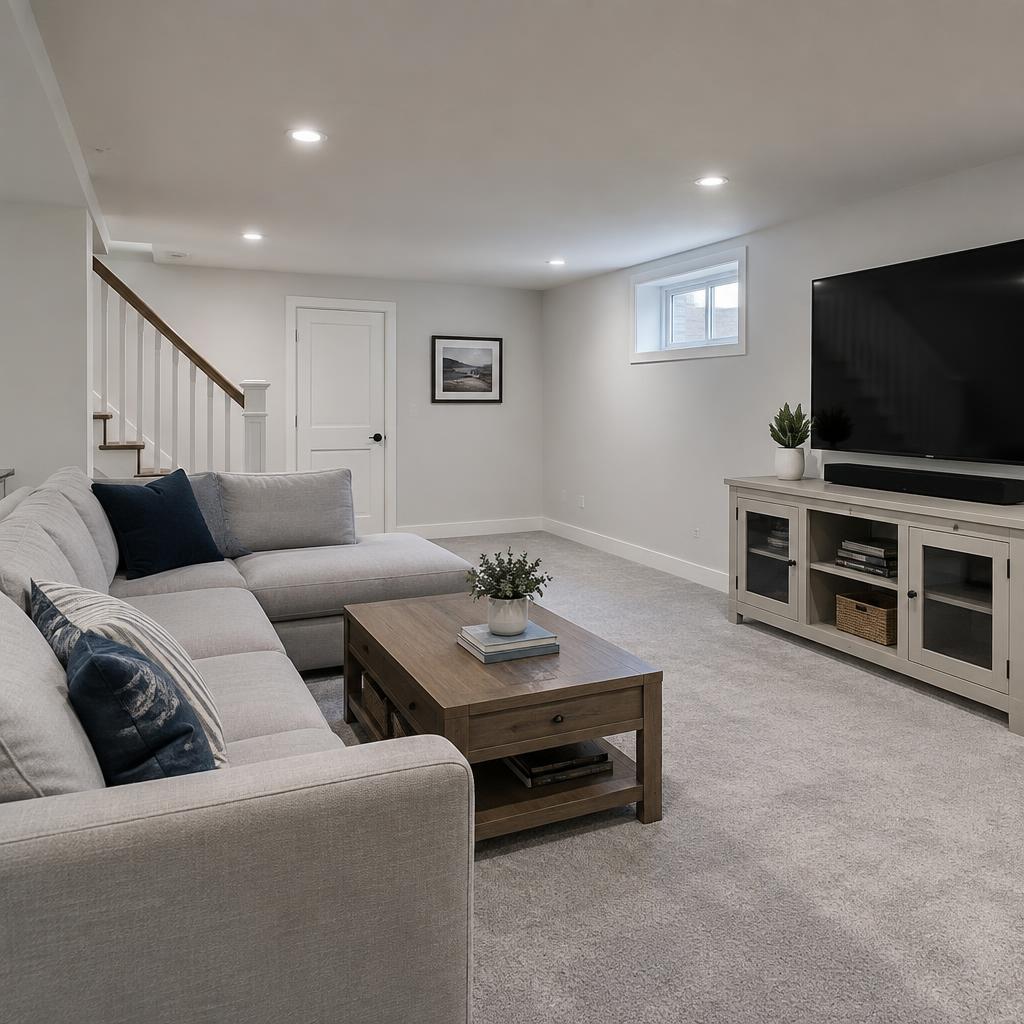 Basement Remodeling project by Barreto’s